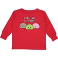 thumbnail image 3 of Inktastic I Love You So Mochi Boys or Girls Long Sleeve Toddler T-Shirt, 3 of 5