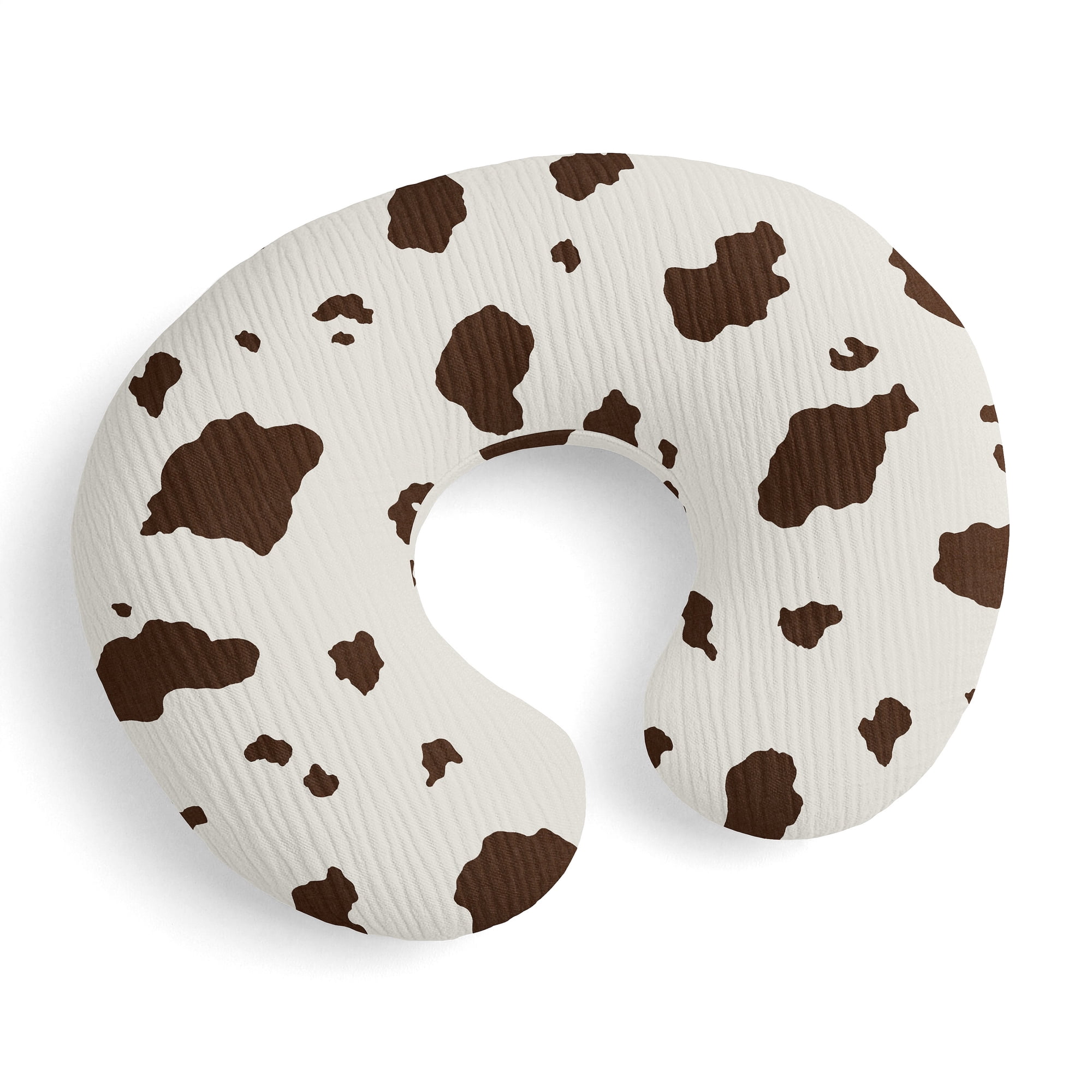 Sweet Jojo Designs Wild West Cowboy Cow Print Boy, Girl, Unisex/Gender Neutral Muslin 100% Cotton Nursing Pillow Cover