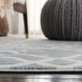 thumbnail image 3 of SAFAVIEH Isabella Trena Geometric Trellis Runner Rug, Silver/Ivory, 2'2" x 7', 3 of 8