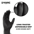 thumbnail image 4 of GLOVEWORKS  Black Nitrile Gloves for Auto, Detailing, Mechanics, L, 100 Count, 4 of 7