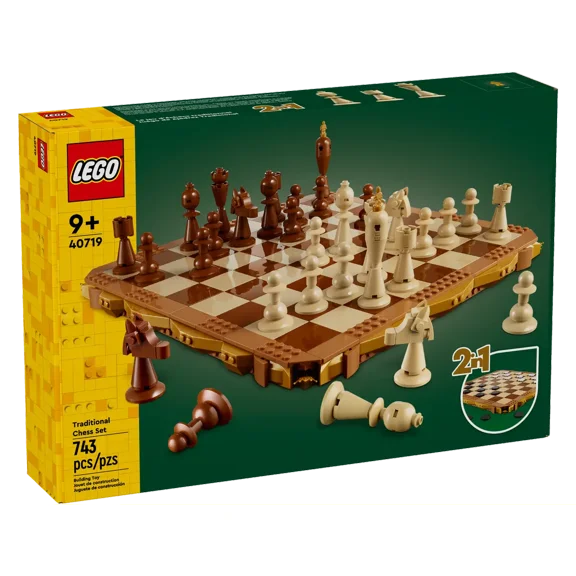 Lego 40719 Traditional Chess Set (2 in 1 includes Checkers)