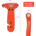 thumbnail image 4 of Car Safety Hammer, 3-in-1 Emergency Escape Tool with One Second Window Breaker and Seat Belt Cutter, Safety Emergency Car Escape Tool for Car, Office, Home, Orange, 4 of 14