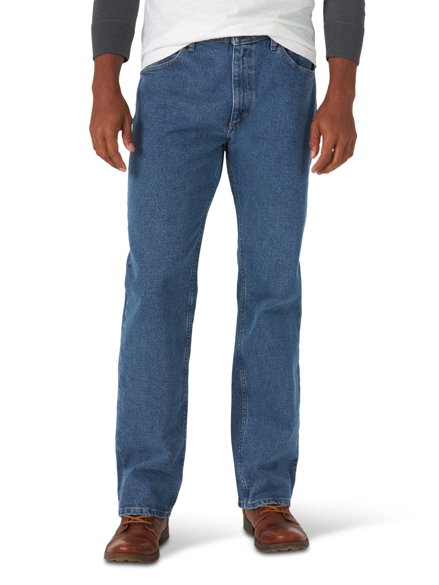 Wrangler Mens Classic 5-Pocket Regular Fit Flex Jean 