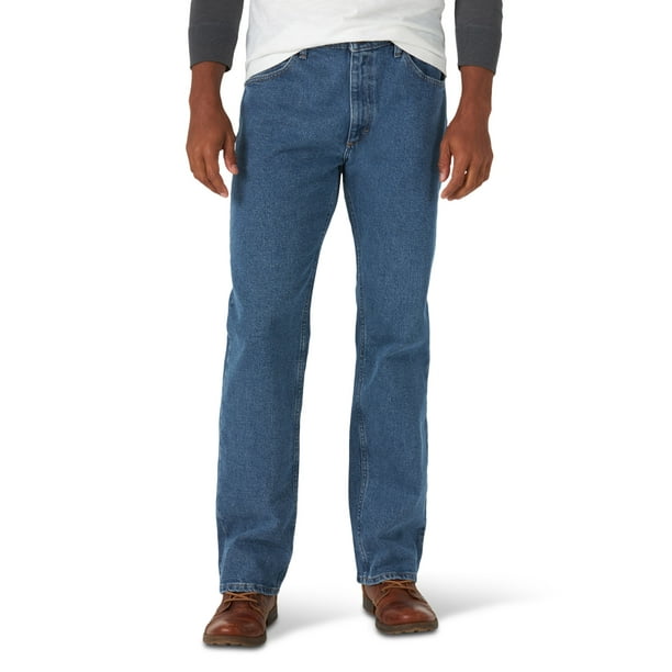 herten links Mantsjoerije Wrangler Men's and Big Men's Regular Fit Jeans with Flex - Walmart.com