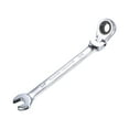 thumbnail image 1 of Unique Bargains 3/8' Flex-Head Ratcheting Combination Wrench SAE 72 Teeth 12 Point Ratchet Box Ended Spanner Tools, Cr-V, 1 of 5