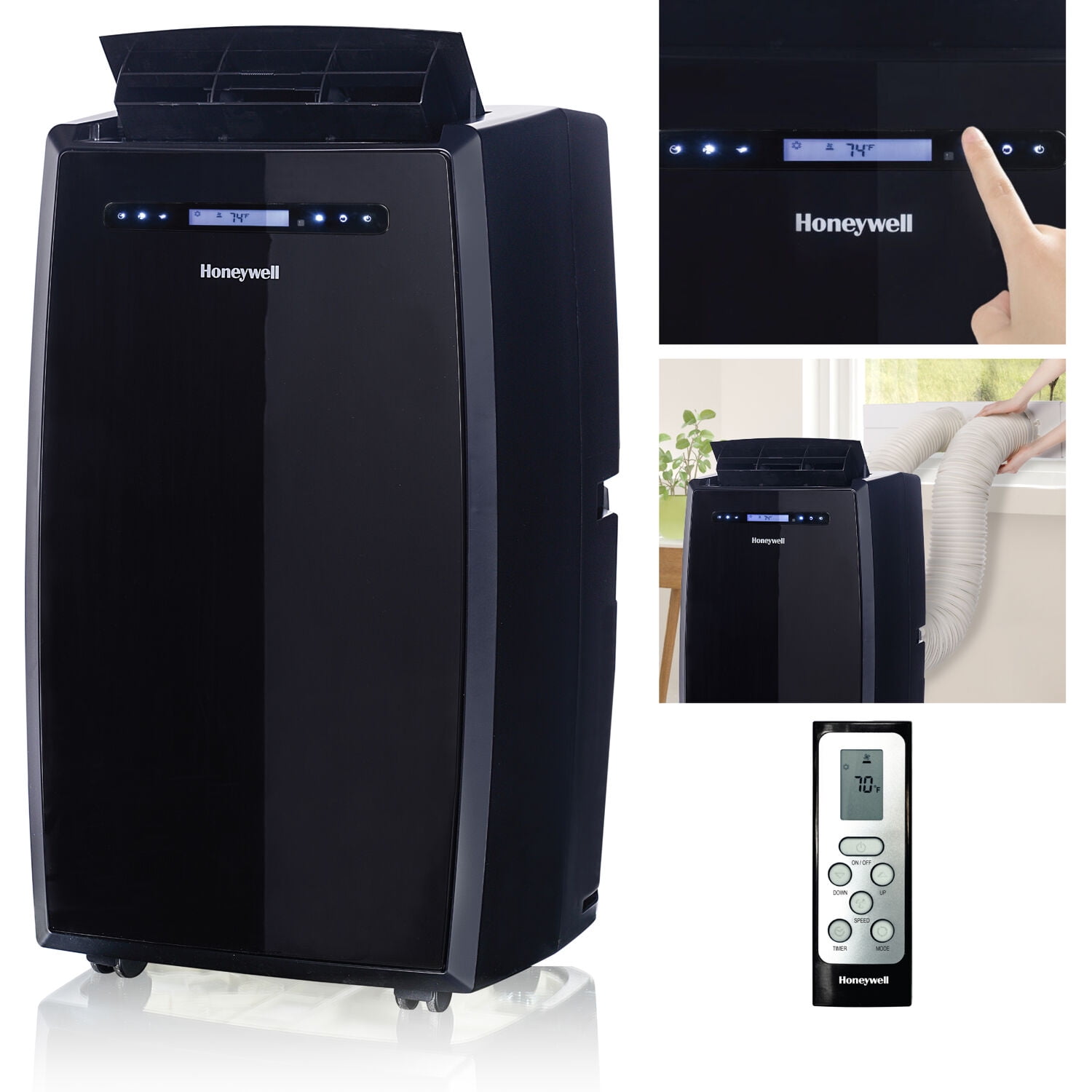 Honeywell 14000 Btu 7500 Btu Doe Portable Air Conditioner With Dual