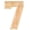 H, variant on Bamboo Serving Tray Number Shaped Wooden Platter, Numbers Charcuterie, Organized Storage, for Home Kitchen Use