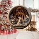 thumbnail image 4 of XWSHYW Decoraciones Navideñas Efecto 2024 Visión Estereoscópica de Navidad Bendición de Nacimiento Colgante Adornos Colgantes de Acrílico para Coche, 4 of 6