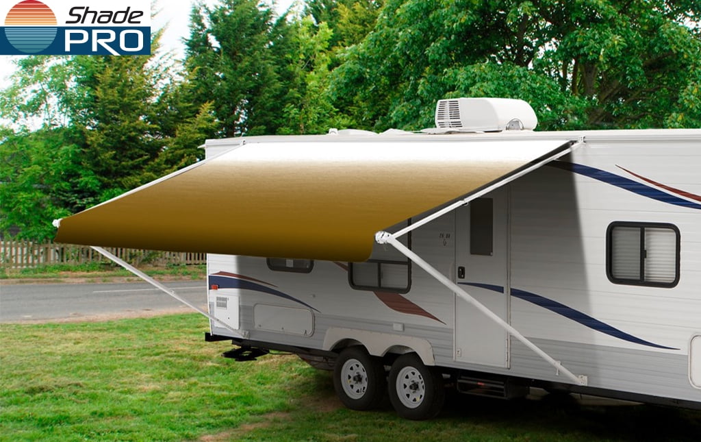 Shade Pro RV Awning Replacement Heavy Duty Fabric 12' Dune Fade (Fabric