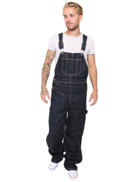 Men Denim Bib And Brace Overalls 