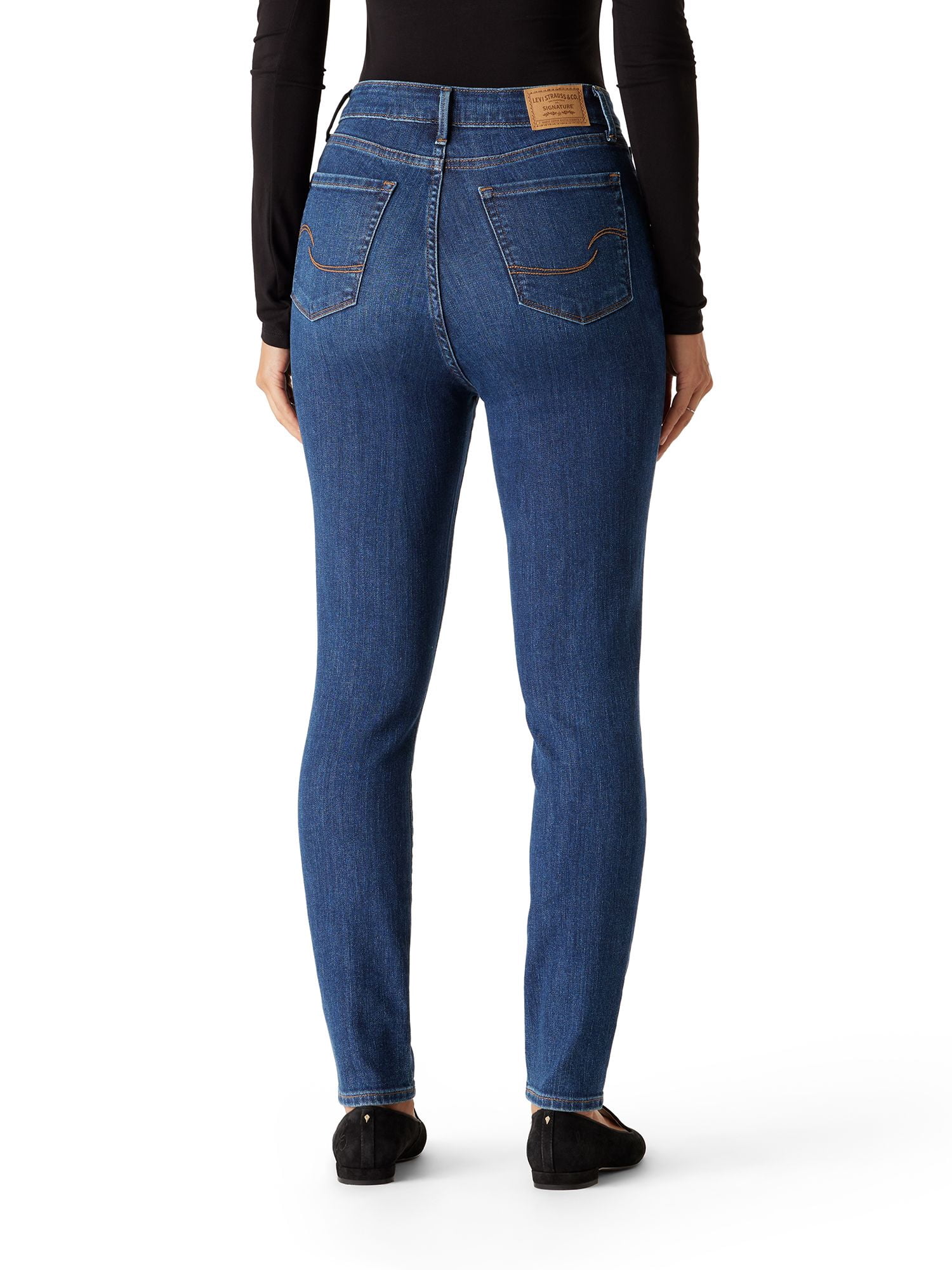 Levi Strauss Signature Women's and Women's Plus High Rise Skinny Jeans, Sizes 2-20