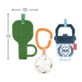 thumbnail image 6 of Fisher-Price Mini Me Moments Let’s Play Pickleball Set, 3 Sports-Themed Baby Toys for Sensory Play, 6 of 7