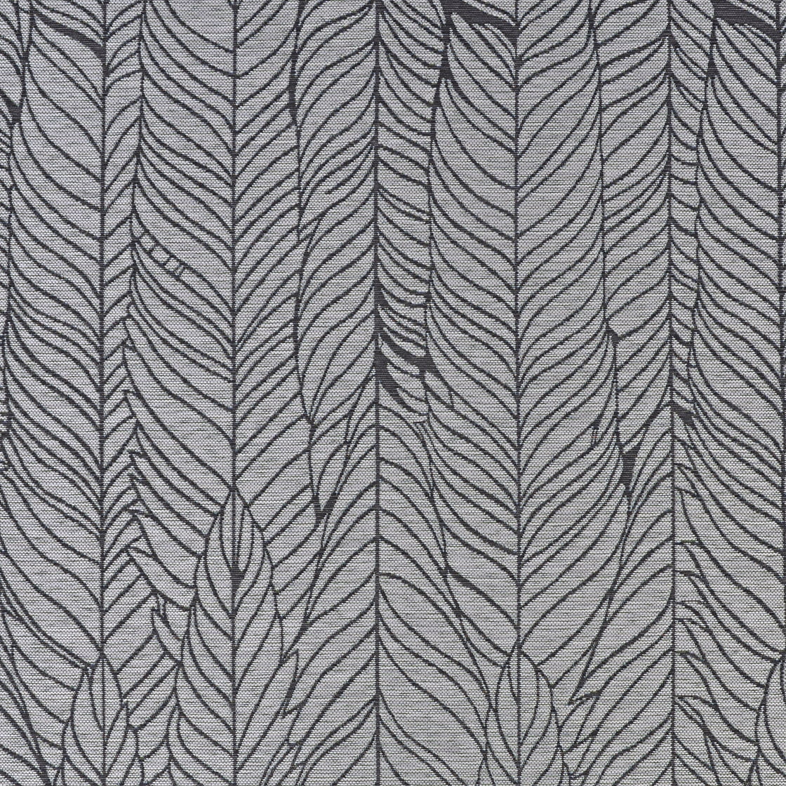 Couristan Dolce Majorelle Indoor/Outdoor Area Rug, Silver-Black, 2'3" x 7'10" Runner