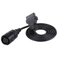 thumbnail image 2 of 10 Pin To 16 Pin Obd2 Connector, Diagnostic Adapter Cable For Motorcycle Motorbike(1pc, Black) Nubic, 2 of 5