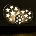 thumbnail image 4 of 26"H, 31"H and 37"H Sullivans LED Ornament Stake - Set of 3, Silver, 4 of 6
