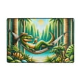 thumbnail image 2 of A Dinosaur and Forest Area Rug Washable 72 x 48 Floor Carpet Mat Non Slip for Bedroom Living Room Kids Room Home Decor, 2 of 7