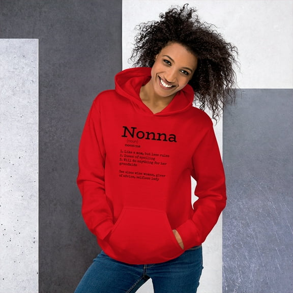 Nonna Hoodie (Red, S)