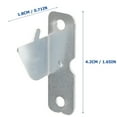 thumbnail image 2 of LOLIPPYY 2 Sets Plated Rod Brackets with Screws, Easy to Install for Bedroom, Bathroom, Kitchen, 2 of 8