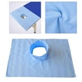 thumbnail image 6 of yotijay 3xMassage Table Cover Sheet with Face Hole for Beauty Salon SPA Massage Tables Blue, 6 of 9