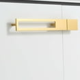 thumbnail image 5 of Fine Fixtures Oakville 30 in. W x 18 in. D x 33 in. H Wall Mounted Bathroom Vanity in Matte White with White Ceramic Sink - Satin Brass hardware, 5 of 8