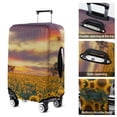 thumbnail image 5 of Sunset Sunflower Field Scene Luggage Cover Fashion Suitcase Cover Baggage Covers Fit 25-28 Inch Luggage (Go Travel), 5 of 5