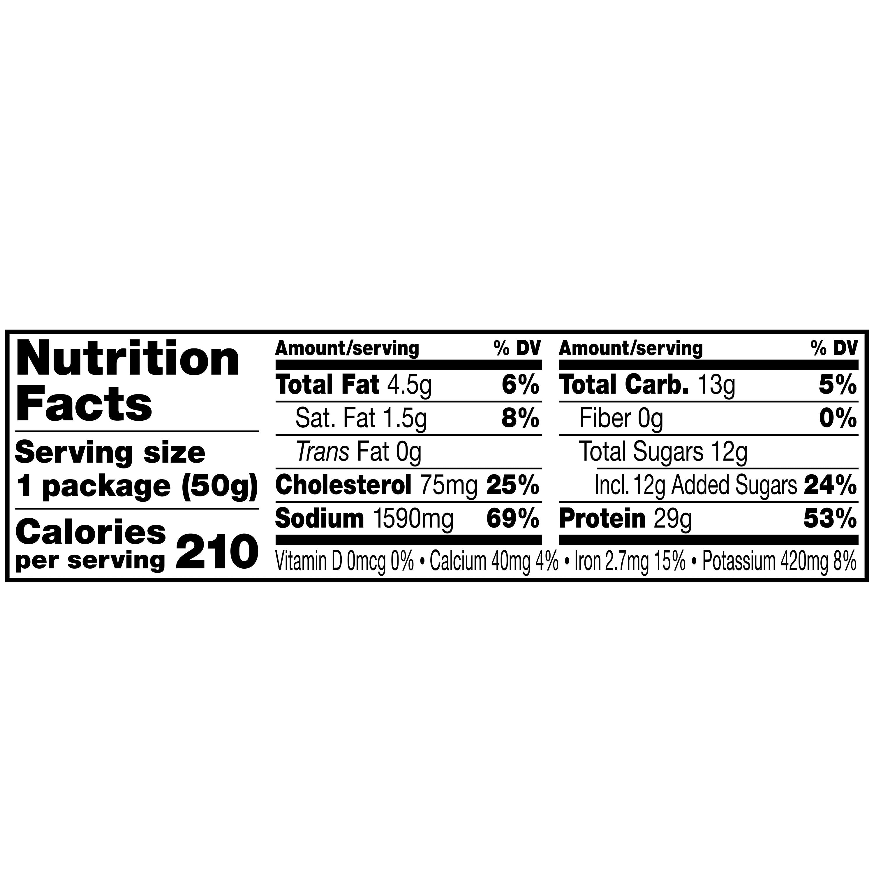 (4 pack) Jack Link’s® Teriyaki Beef Jerky Steak Bites, 1.75 oz