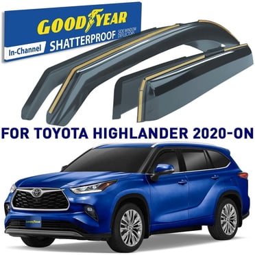 Goodyear Shatterproof Side Window Deflectors For Toyota RAV4 2019-2025, Tape-on Rain Guards, Window Visors For Cars, Vent Deflector, Vent Visor, Car Accessories, 6pcs. - GY008607 - SparkLines