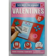 Way To Celebrate Valentine's Day Secret Message Valentines, 32 Count