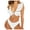 White, variant on TIHLMK Women's Bandeau Push-Up Bikini Set & High-Waist Swimsuit Soft Polyester, Easy Care for Beach, Pool & Summer Vacations (S-XL)​