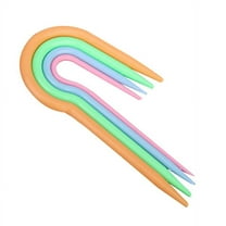 Set of 4 U- Curved Needles for Knitting and Crochet Sewing Accessories