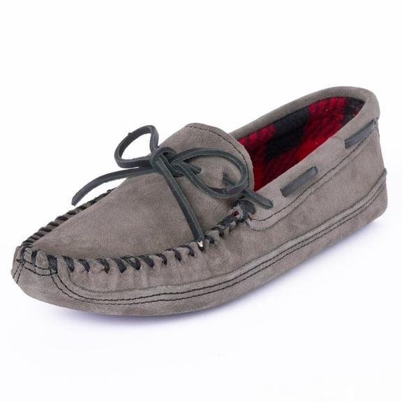 Men's Double Bottom Fleece, Grey, Size 8.5