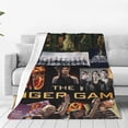 thumbnail image 2 of Manta de franela ultra suave y acogedora de The Hunger Games para picnic para niños, niñas y adultos, mantas de felpa ligeras y esponjosas para sofá, cama, sofá, sala de estar, 2 of 6