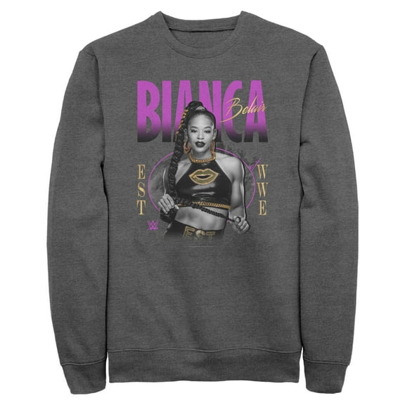 Mens WWE Gold Bianca Belair Sweatshirt