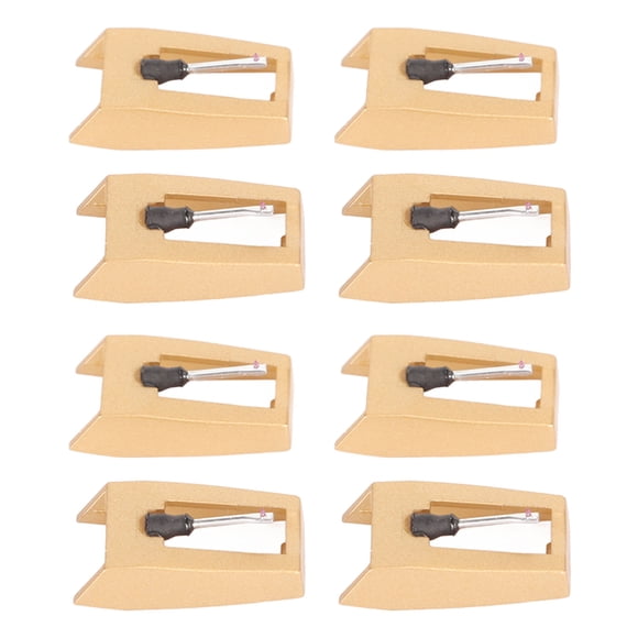 Aiguille de Lecteur d'Enregistrement, Tourne-Disque Stéréo Installation Facile 8 Pack pour Phonographe
