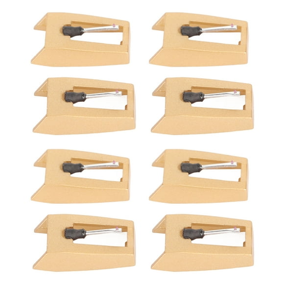 Turntable Stylus, Easy Installation 8 Pack Record Player Needle Powerful Tracking Stereo For Phonograph
