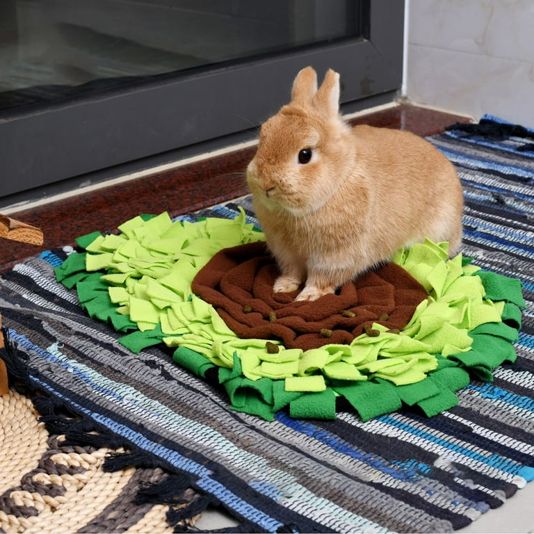 Bunny Rabbit Snuffle Mat, Foraging Blanket, Stimulation Treat Toy