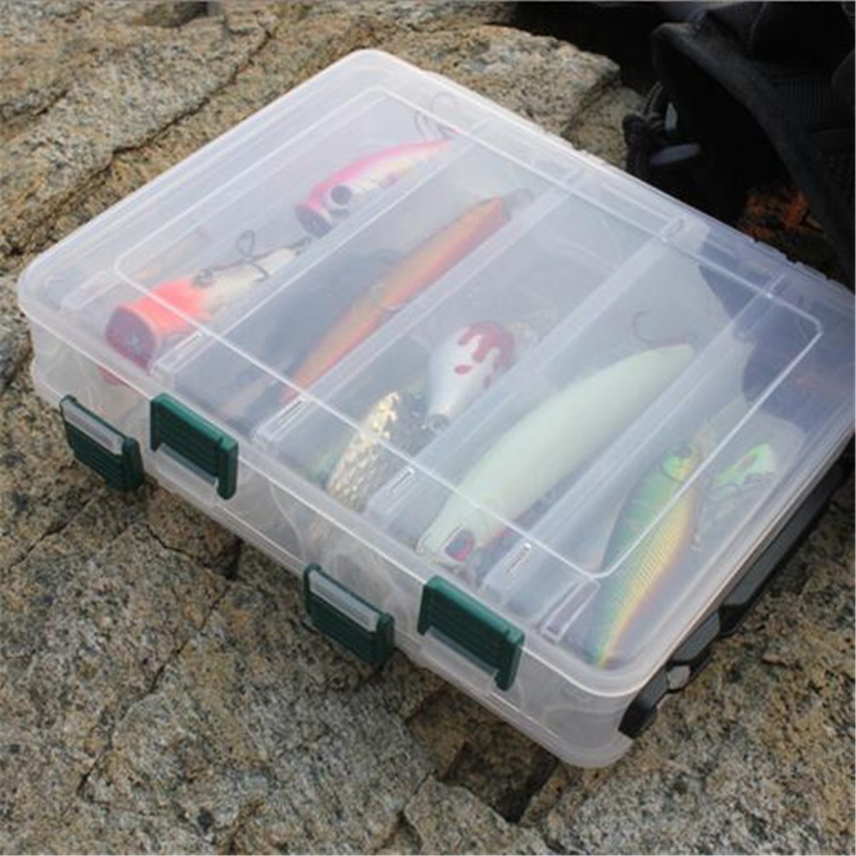 Orange Hardbaits Box 【L 16/×7,7/×4,5 cm】 Fishing Tackle Box Mein HERZ Kunststoff Tackle Box Kunststoff Angelkasten Professionelle Angel Zubeh/ör Aufbewahrungsbox