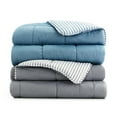thumbnail image 4 of Rest Haven Reversible Hypoallergenic Chambray 3 Piece Comforter Set, Twin, Blue, 4 of 8