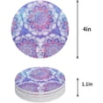 thumbnail image 1 of RYLABLUE Mandala Set of 8 Round Coaster for Drinks, Absorbent Ceramic Stone Coasters Cup Mat with Cork Base for Home Kitchen Room Coffee Table Bar Decor, 1 of 5
