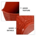 thumbnail image 3 of SEWCHICS Pot de Fleurs Mural en Résine Rouge Foncé Rehausseur d'Espace pour Balcon 1Pcs, 3 of 6