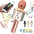 thumbnail image 1 of Wireless Bluetooth Karaoke Microphone, Portable Handheld Karaoke Mic Speaker Machine Birthday Home Party for Android/iPhone/PC or All Smartphone, 1 of 7