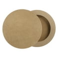thumbnail image 1 of Uxcell 2Pcs Tableros de Lienzo de Madera, Lienzos de Arte de Madera de 6 Pulgadas, Panel Redondo de Madera sin Terminar para Pintura, Manualidades, Proyectos de DIY, Arte de Vertido, 1 of 6