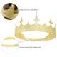 thumbnail image 3 of King Crowns Diadema de metal para hombres, coronas doradas y tiara para fiesta de cumpleaños temática, 3 of 4
