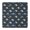 Police And Radio, variant on Police and Radio Black Pattern Square Fitted Tablecloth with Elastic Edge, Washable Table Cover for Home Kitchen Party and Daily Decor 36in(91cm)