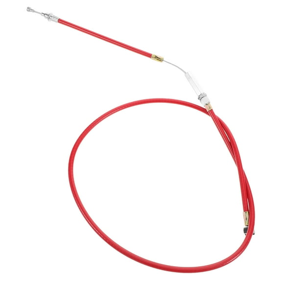 Durable Motorcycle Clutch Cable for Dirt Bike ATV Replacement Wire in Red Metal and Plastic Fits Various Models