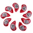 thumbnail image 2 of Funda protectora shamjiam para putter de golf 9 piezas Skull Club rojo, 2 of 8
