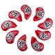 thumbnail image 2 of Cubierta De Cabeza De Hierro Universal De Hierro De Golf De 9 Piezas Cubierta De Cabeza De Club Y Cinta De Club De Bucle rojo Soledad Cubierta para cabeza de hierro de golf, 2 of 8