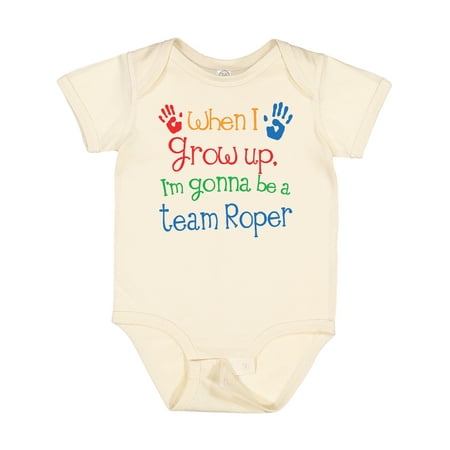 

Inktastic Future Team Roper Cowboy Rodeo Gift Baby Boy or Baby Girl Bodysuit