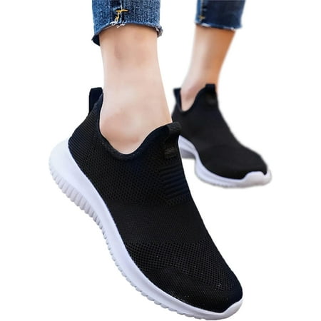 Orthopedic Sandals for Women Wedge Sandals for Women Orthopedic Slip-On Walking Shoes Orthopedic Sneakers Casual Slip On Walking Tennis Shoes Comfortable Work Athletic Running Sneaker