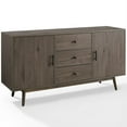 thumbnail image 1 of Crosley Lucas Wooden Mid-Century Modern Sideboard in Gray, 1 of 16